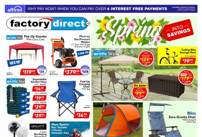 Factory Direct Flyer April 19 to 25
