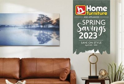 Home Furniture (West) Spring Savings Flyer April 6 to 30