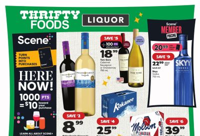 Thrifty Foods Liquor Flyer April 20 to 26