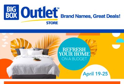 Big Box Outlet Store Flyer April 19 to 25