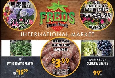 Fred's Farm Fresh Flyer April 19 to 25