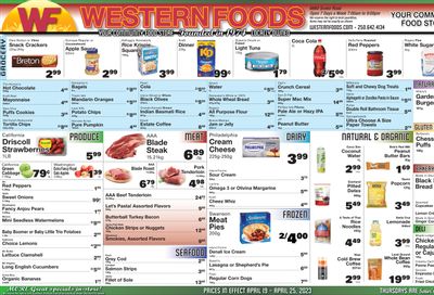 Western Foods Flyer April 19 to 25