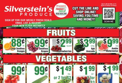 Silverstein's Produce Flyer April 18 to 22
