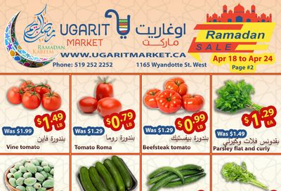 Ugarit Market Flyer April 18 to 24