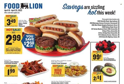 Food Lion (SC) Weekly Ad Flyer Specials April 19 to April 25, 2023