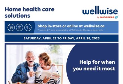 Wellwise by Shoppers Flyer April 22 to 28