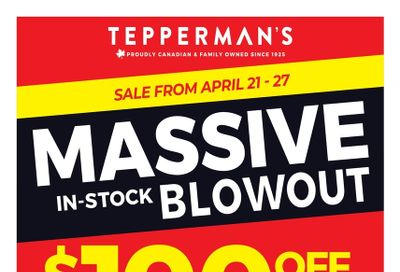 Tepperman's Flyer April 21 to 27
