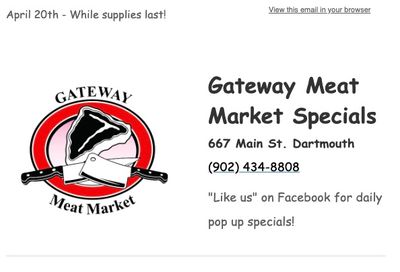 Gateway Meat Market Flyer April 20 to 26