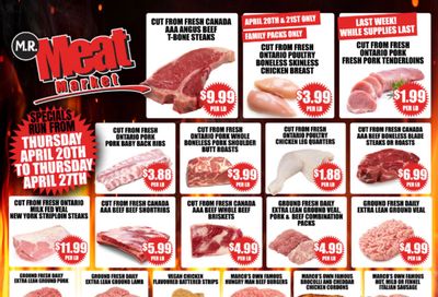 M.R. Meat Market Flyer April 20 to 27