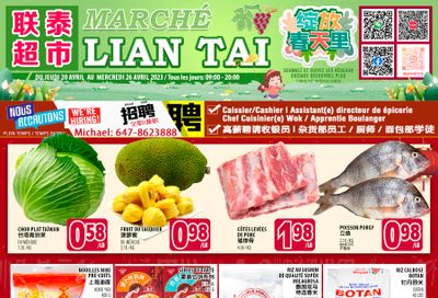 Marche Lian Tai Flyer April 20 to 26