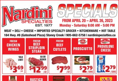 Nardini Specialties Flyer April 20 to 26