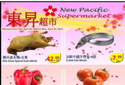 New Pacific Supermarket Flyer April 20 to 24