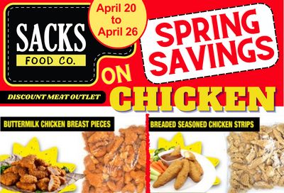 Sacks Food Co. Flyer April 20 to 26