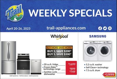 Trail Appliances (AB & SK) Flyer April 20 to 26