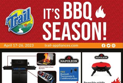 Trail Appliances (AB & SK) It's BBQ Season Flyer April 17 to 26