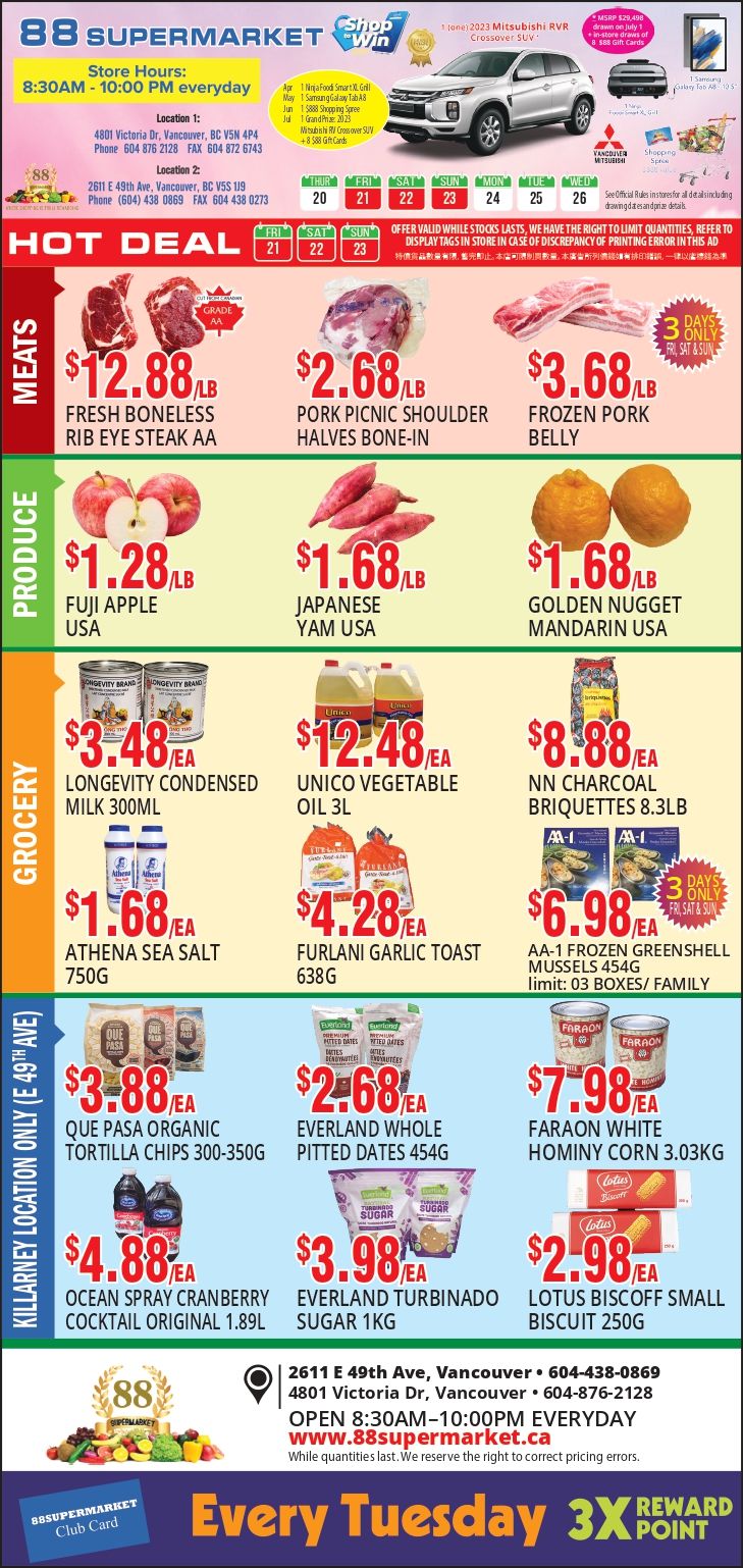 88 Supermarket Flyer April 20 to 26