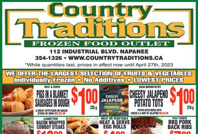 Country Traditions Flyer April 20 to 27