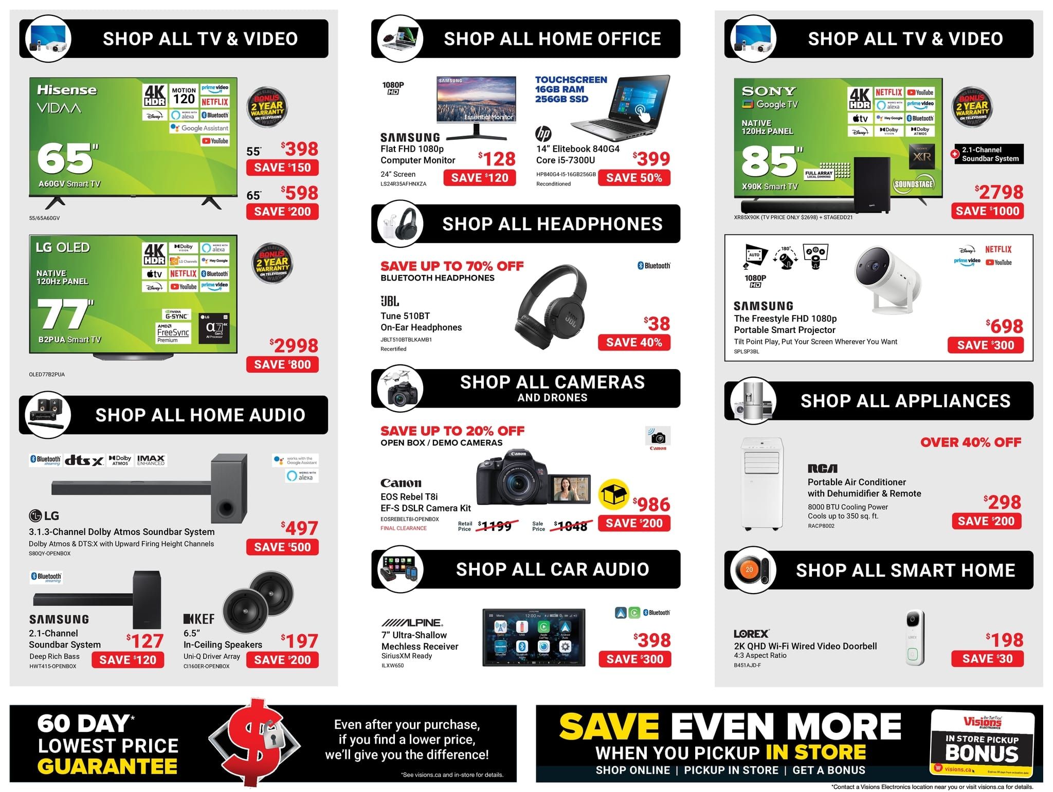 Visions Electronics Flyer April 21 to 27