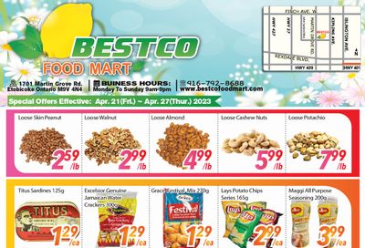BestCo Food Mart (Etobicoke) Flyer April 21 to 27