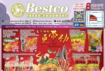 BestCo Food Mart (Scarborough) Flyer April 21 to 27