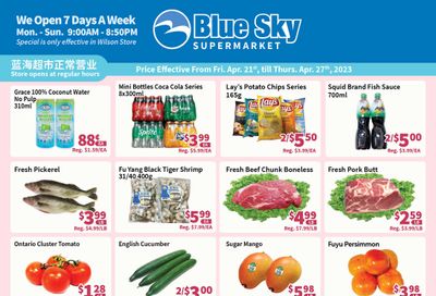 Blue Sky Supermarket (North York) Flyer April 21 to 27