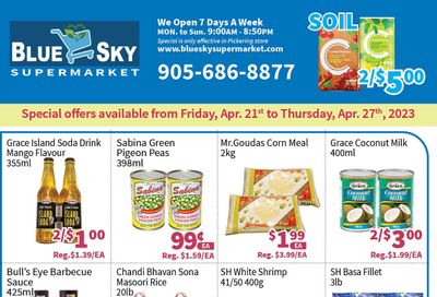 Blue Sky Supermarket (Pickering) Flyer April 21 to 27