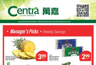 Centra Foods (Barrie) Flyer April 21 to 27