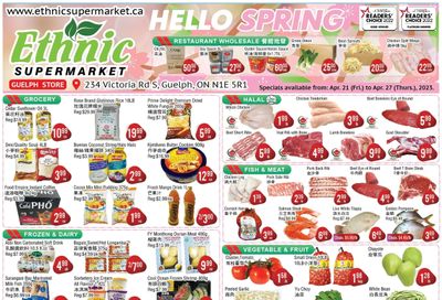 Ethnic Supermarket (Guelph) Flyer April 21 to 27
