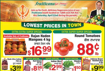 Fruiticana (Greater Vancouver) Flyer April 20 to 26