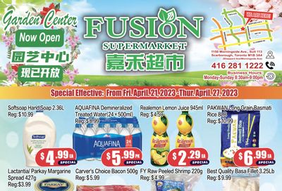 Fusion Supermarket Flyer April 21 to 27