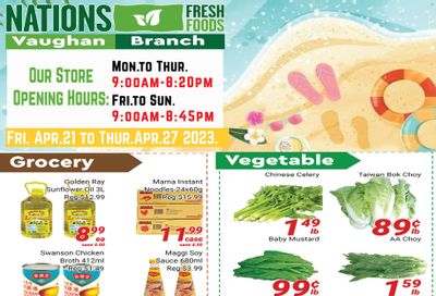 Nations Fresh Foods (Vaughan) Flyer April 21 to 27