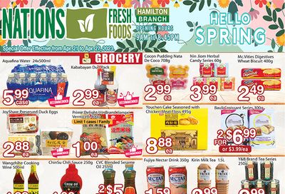 Nations Fresh Foods (Hamilton) Flyer April 21 to 27