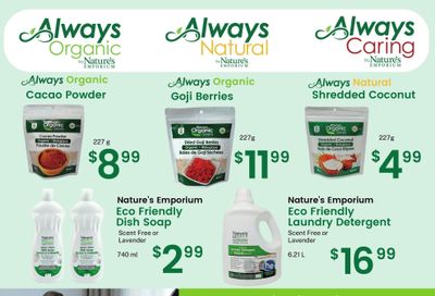 Nature's Emporium Weekly Flyer April 21 to 27
