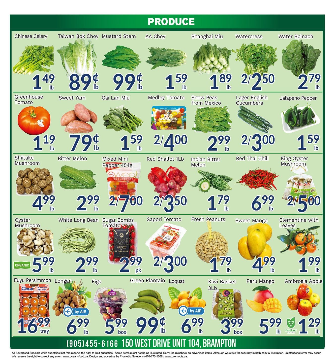 Oceans Fresh Food Market (West Dr., Brampton) Flyer April 21 to 27
