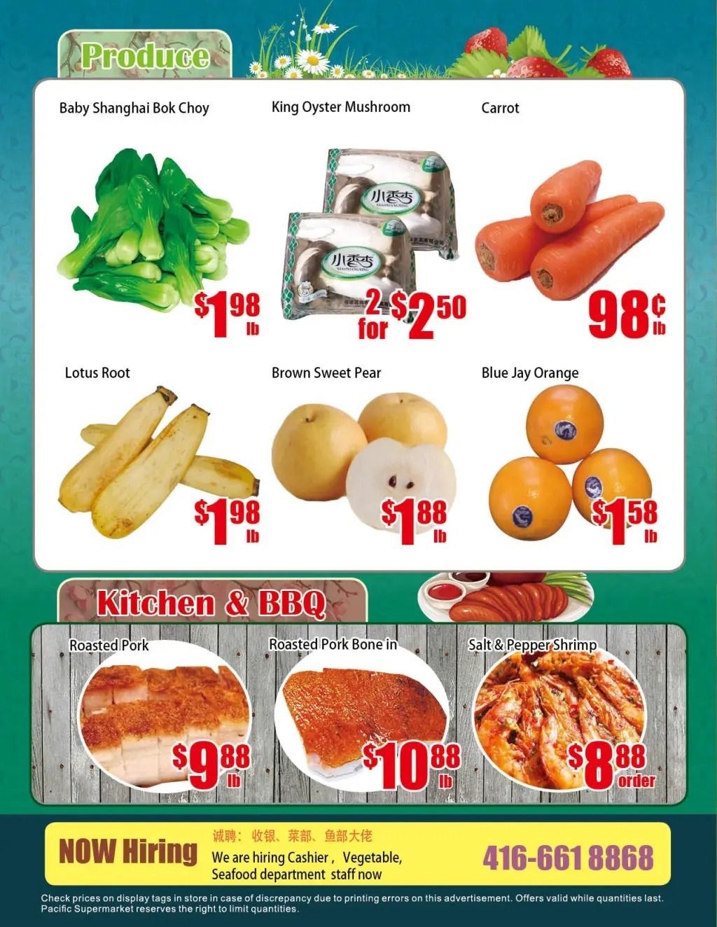 Pacific Fresh Food Market (North York) Flyer April 21 to 27