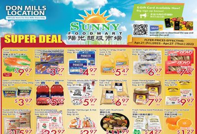 Sunny Foodmart (Don Mills) Flyer April 21 to 27