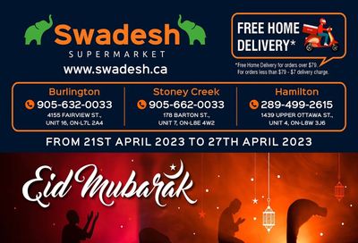 Swadesh Supermarket Flyer April 21 to 27