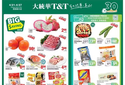 T&T Supermarket (Ottawa) Flyer April 21 to 27