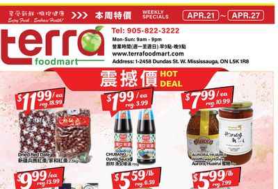 Terra Foodmart Flyer April 21 to 27