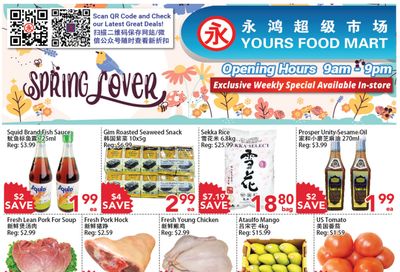Yours Food Mart Flyer April 21 to 27
