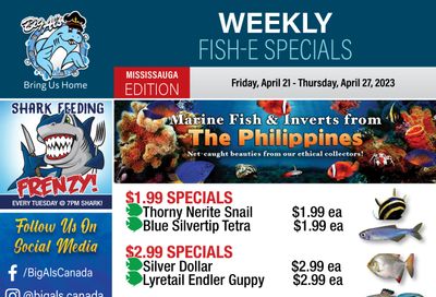 Big Al's (Mississauga) Weekly Specials April 21 to 27