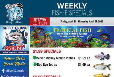 Big Al's (Ottawa East) Weekly Specials April 21 to 27