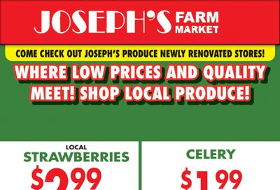 Joseph's Farm Market Flyer April 22 to 26