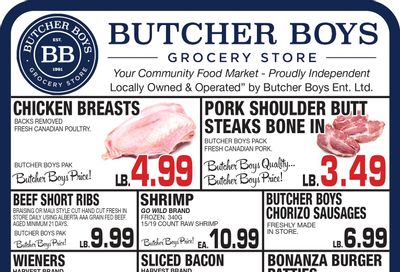 Butcher Boys Grocery Store Flyer April 21 to 27