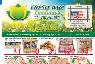 Fresh Win Foodmart Flyer April 21 to 27