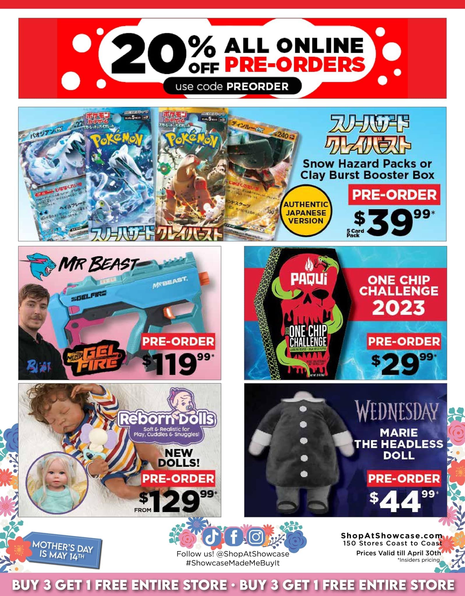 Showcase Flyer April 24 to 30