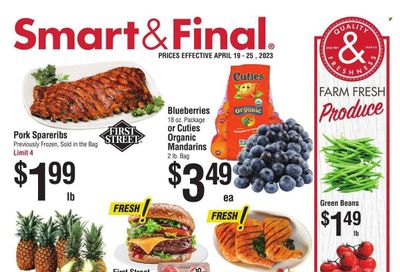 Smart & Final (CA) Weekly Ad Flyer Specials April 19 to April 25, 2023