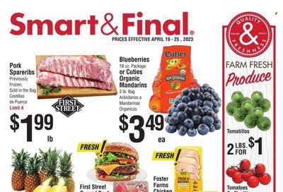 Smart & Final (CA) Weekly Ad Flyer Specials April 19 to April 25, 2023