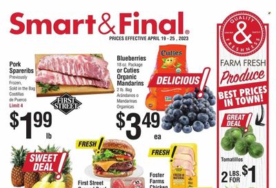 Smart & Final (CA) Weekly Ad Flyer Specials April 19 to April 25, 2023