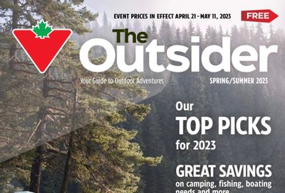 Canadian Tire Outsider Catalogue April 21 to May 11